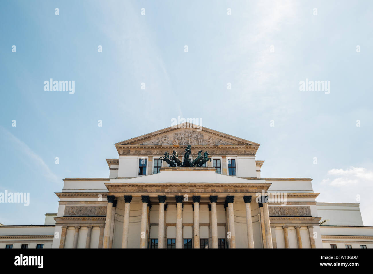 Teatr Wielki - Polish National opera house in Warsaw, Poland Stock Photo
