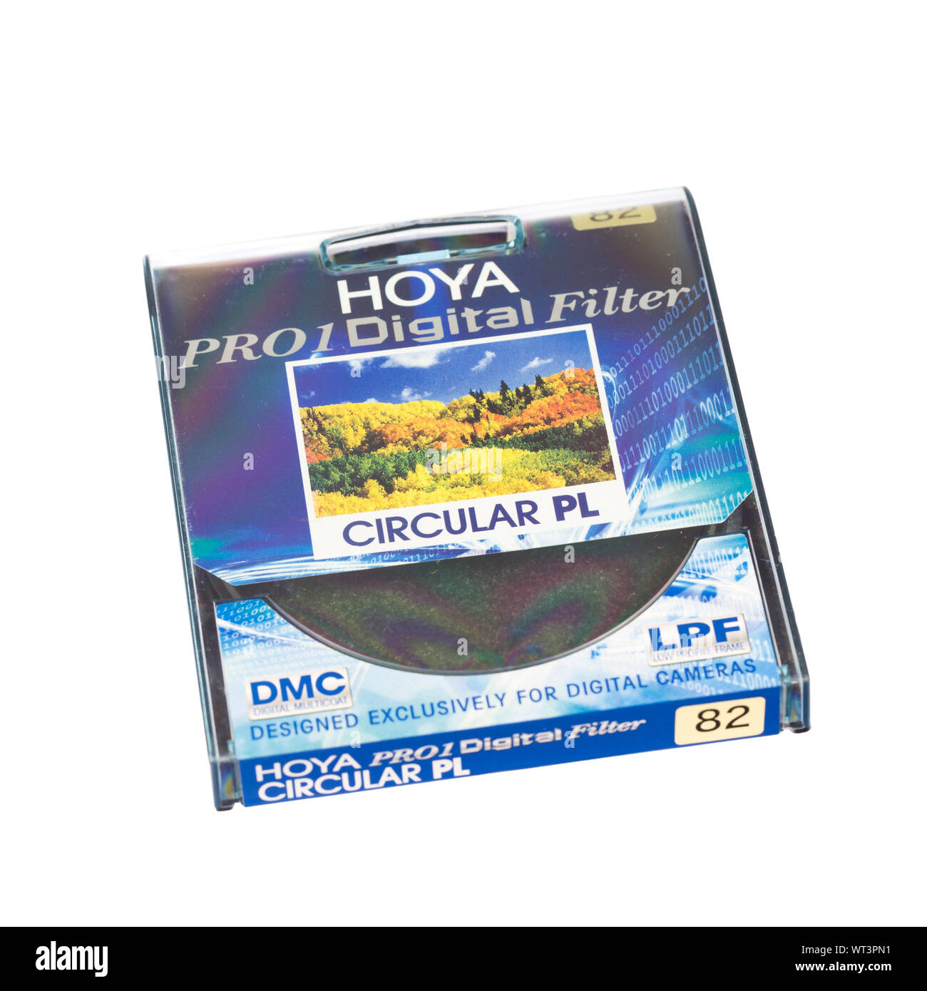 Hoya HD circular polarising filter Stock Photo