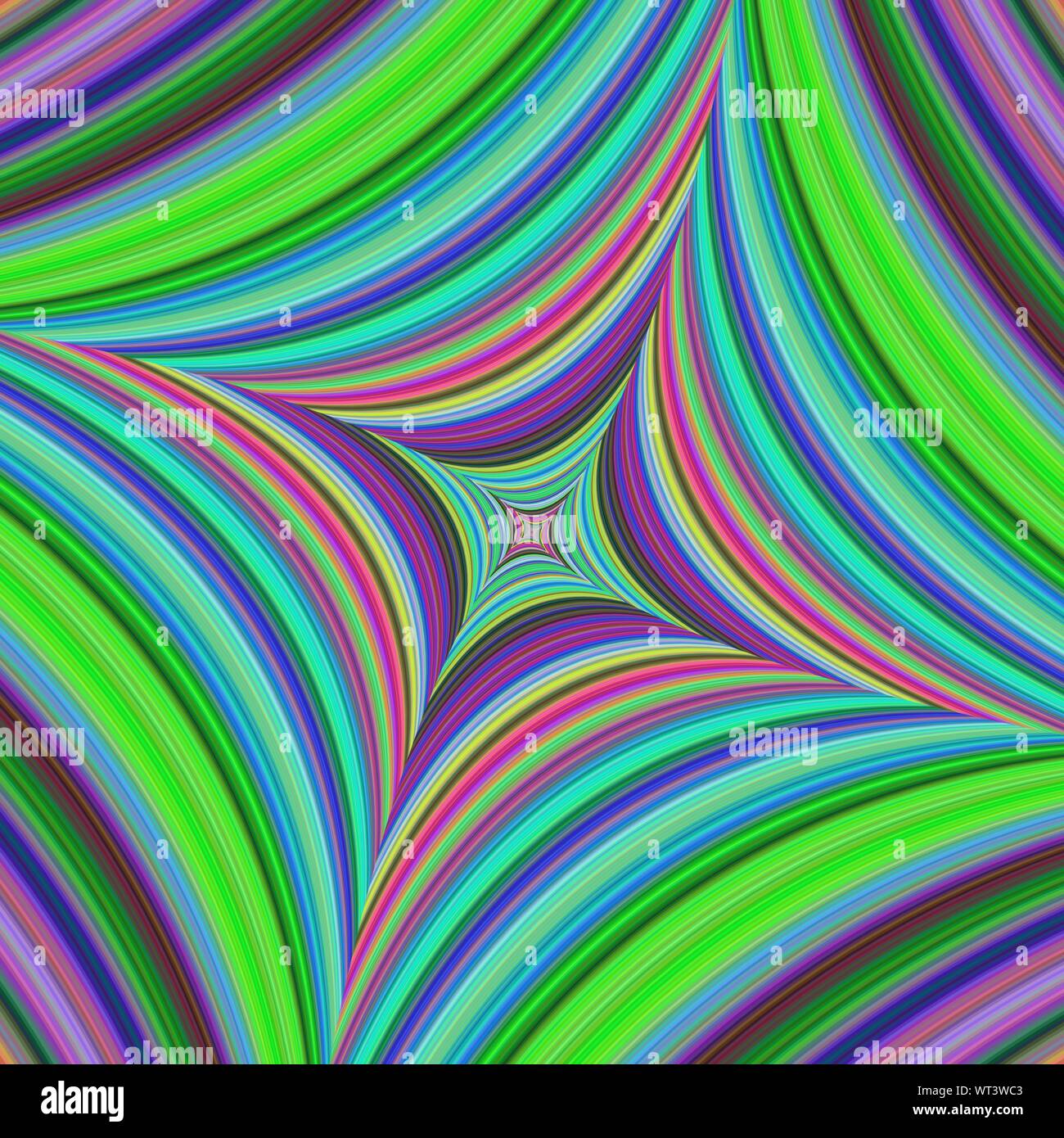 Abstract psychedelic computer generated quadratic background design Stock Vector