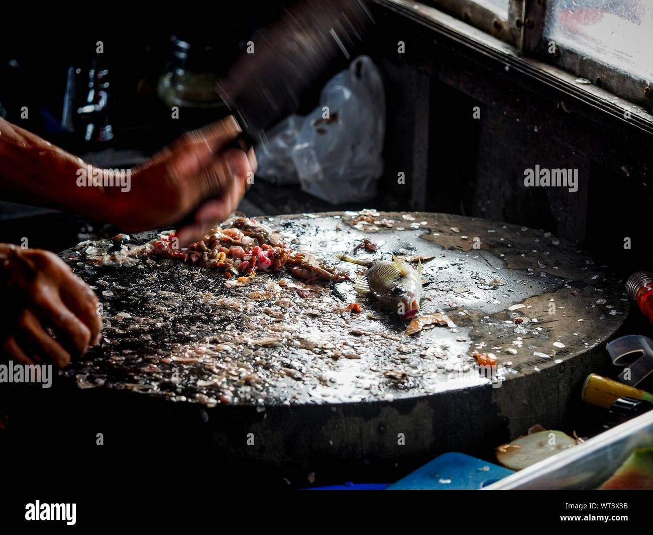Chopping Fish High Resolution Stock Photography and Images - Alamy