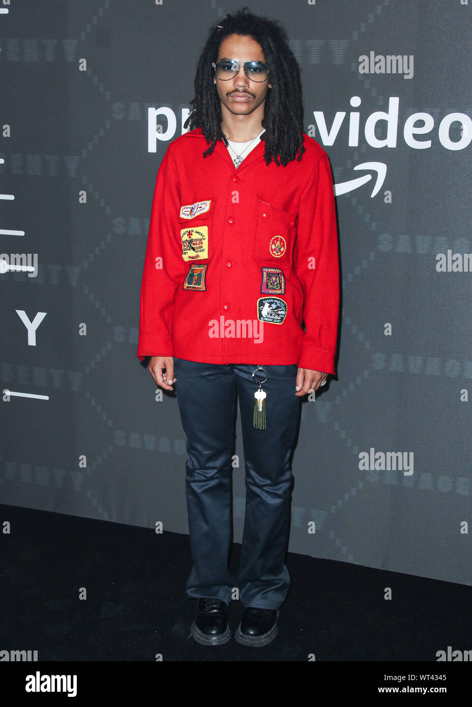 New York City, United States. 10th Sep, 2019. BROOKLYN, NEW YORK CITY, NEW YORK, USA - SEPTEMBER 10: Luka Sabbat arrives at the Savage X Fenty Show Presented By Amazon Prime Video held at Barclays Center on September 10, 2019 in Brooklyn, New York City, New York, United States. (Photo by Xavier Collin/Image Press Agency) Credit: Image Press Agency/Alamy Live News Stock Photo