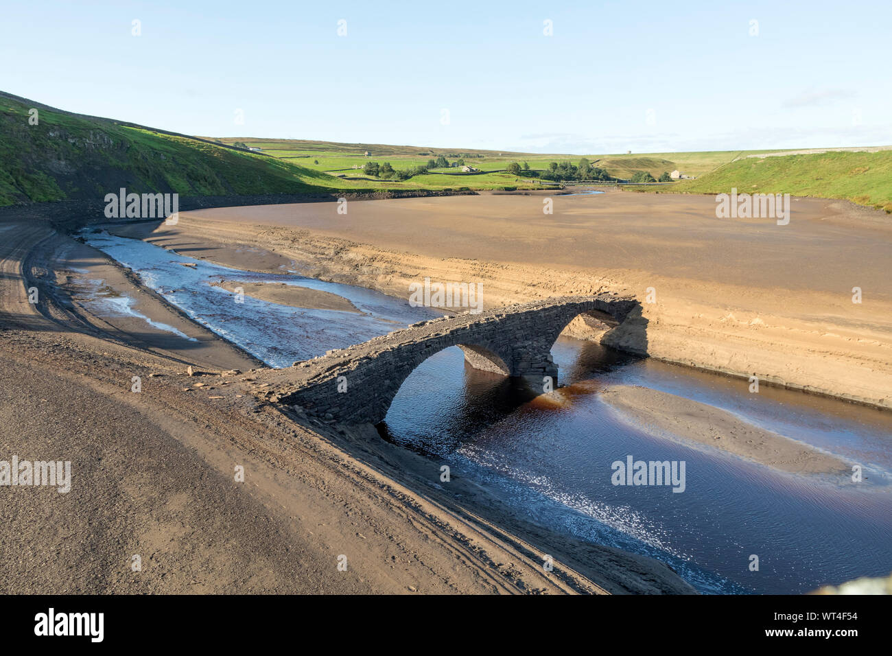 Grassholme Reservoir, Teesdale, County Durham, UK. 11th September 2019