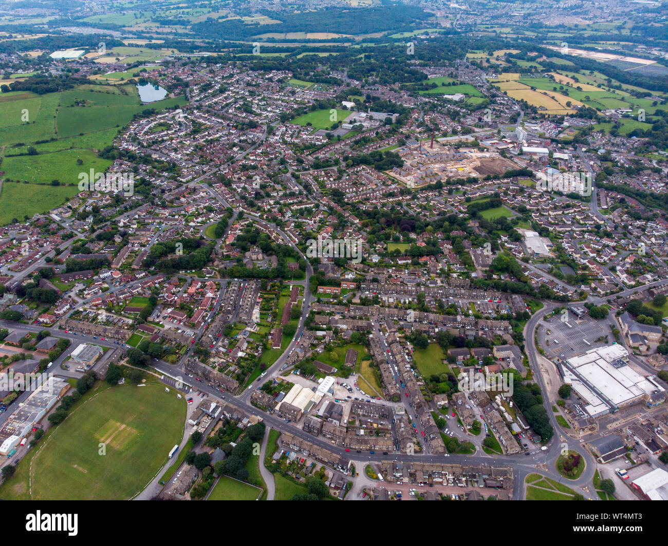Aerial photo of the town known as Yeadon within the metropolitan ...