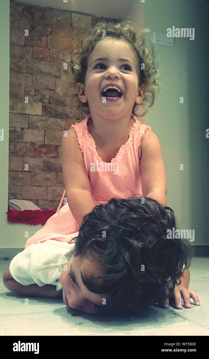 Children laughing at hi-res stock photography and images - Alamy