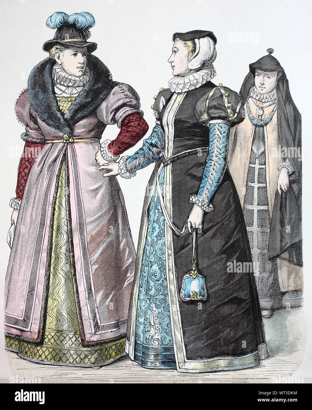 Costume women 1590 hi-res stock photography and images - Alamy