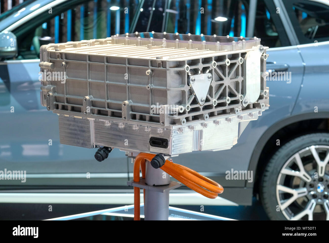 BMWi Hydrogen Fuel Cell car and Fuel Cell Block on the IAA 2019
