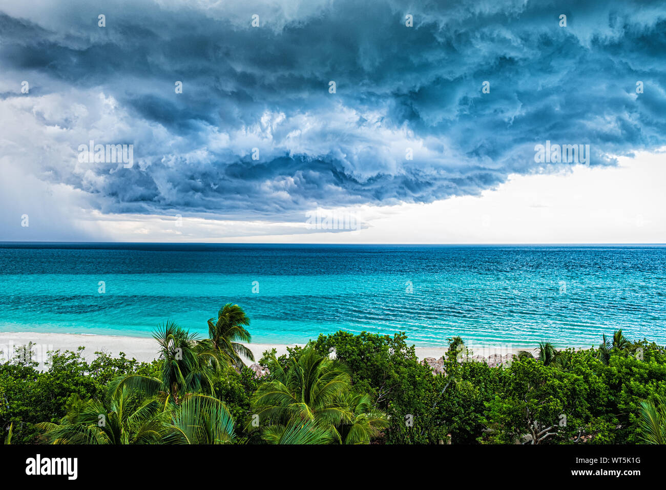 Storm clouds over the sea Stock Photo - Alamy