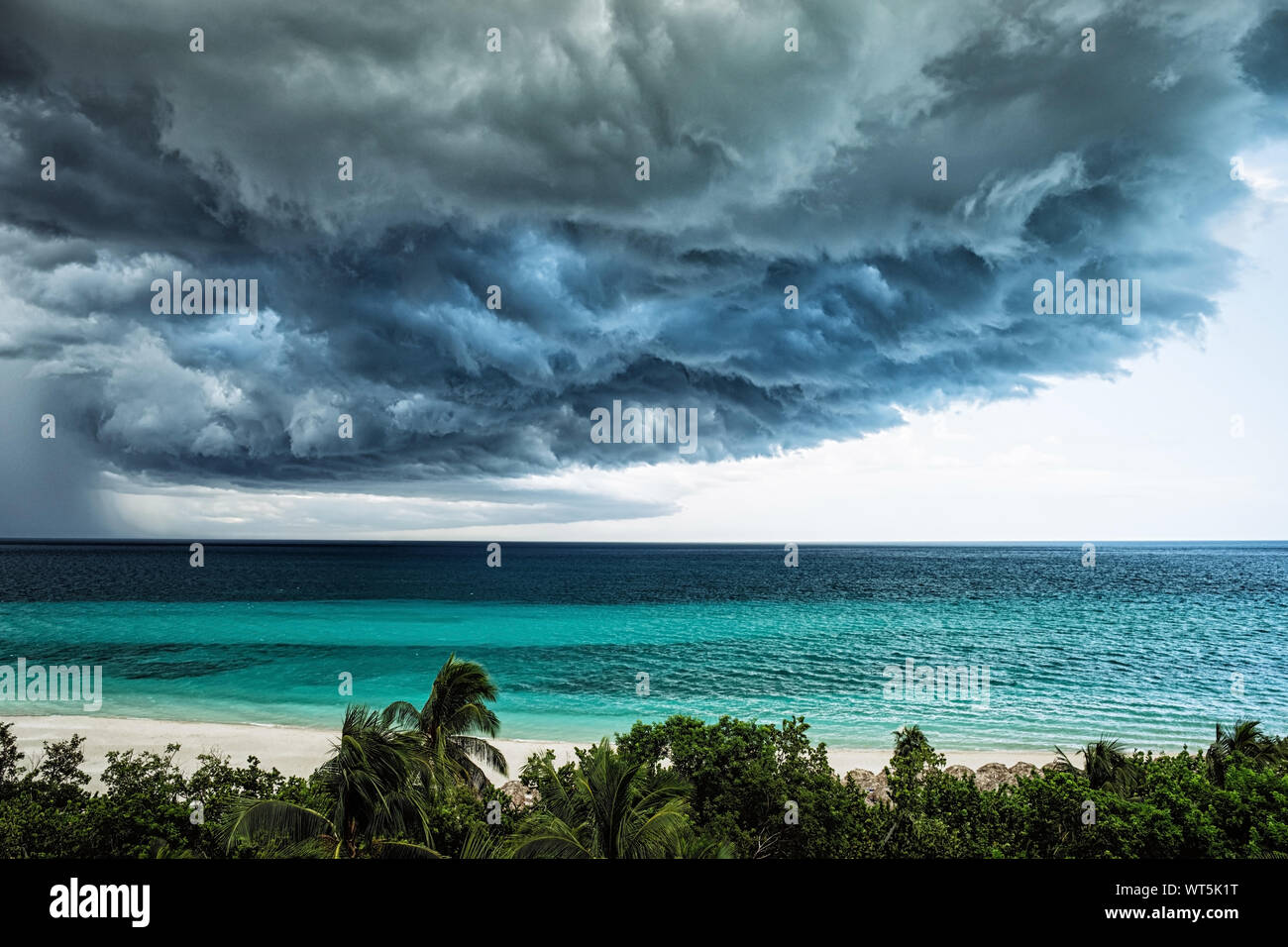 Storm clouds over the sea Stock Photo - Alamy