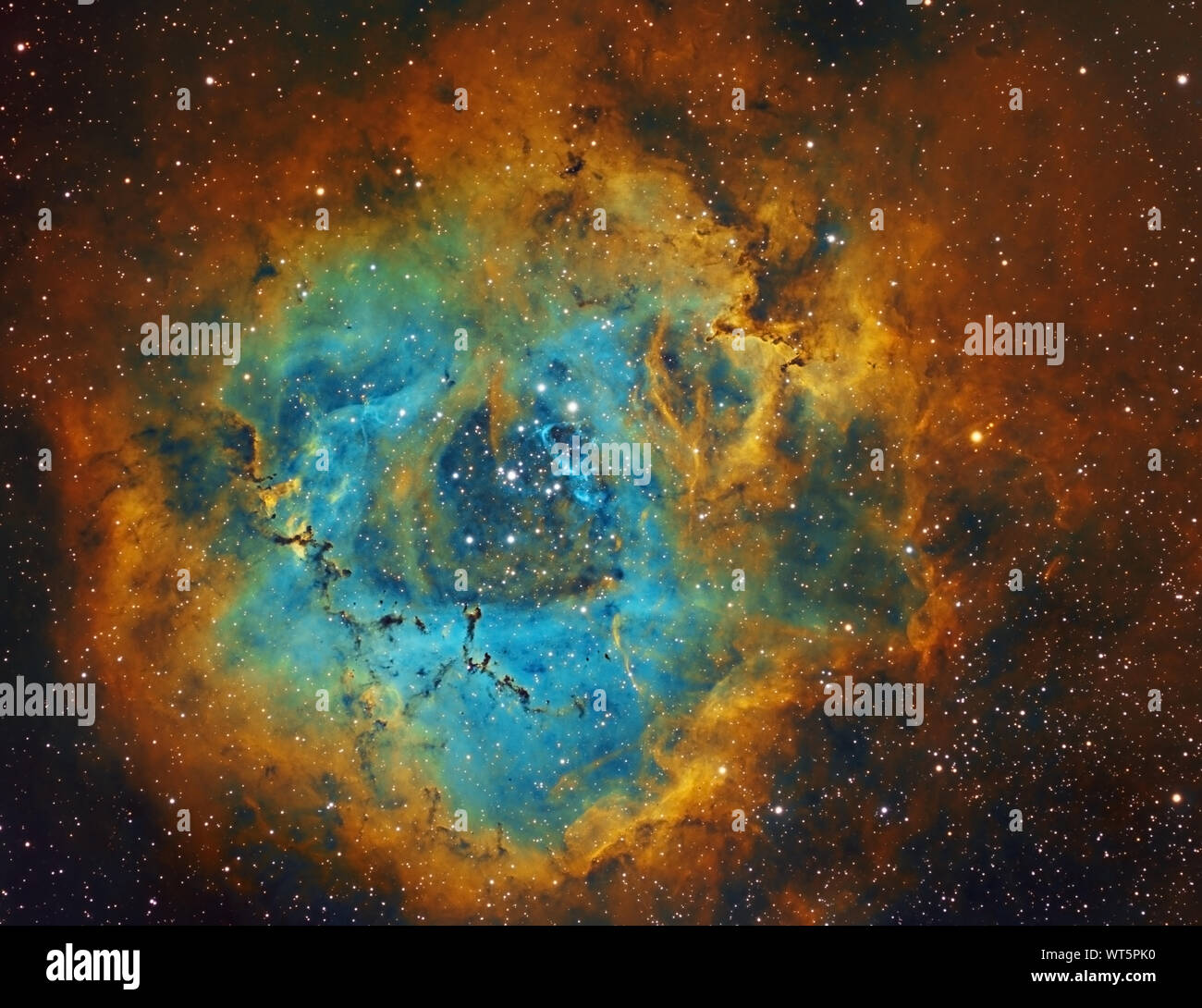 Rosette Nebula in Unicorn constellation, NGC2237 Stock Photo - Alamy