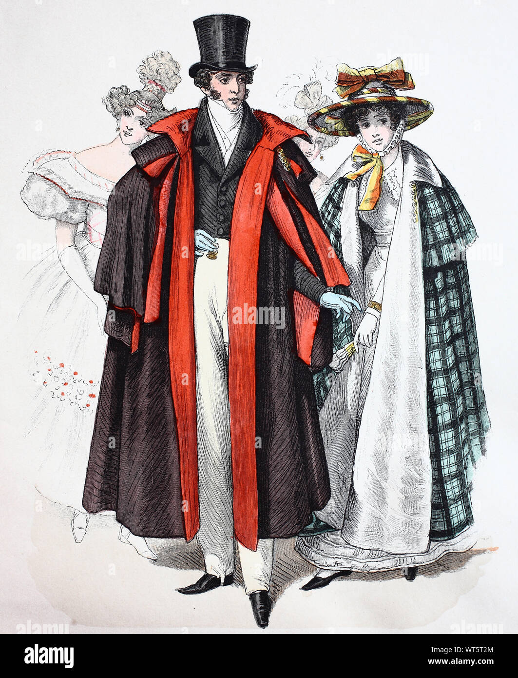 Vintage 1830 clothes hi-res stock photography and images - Alamy