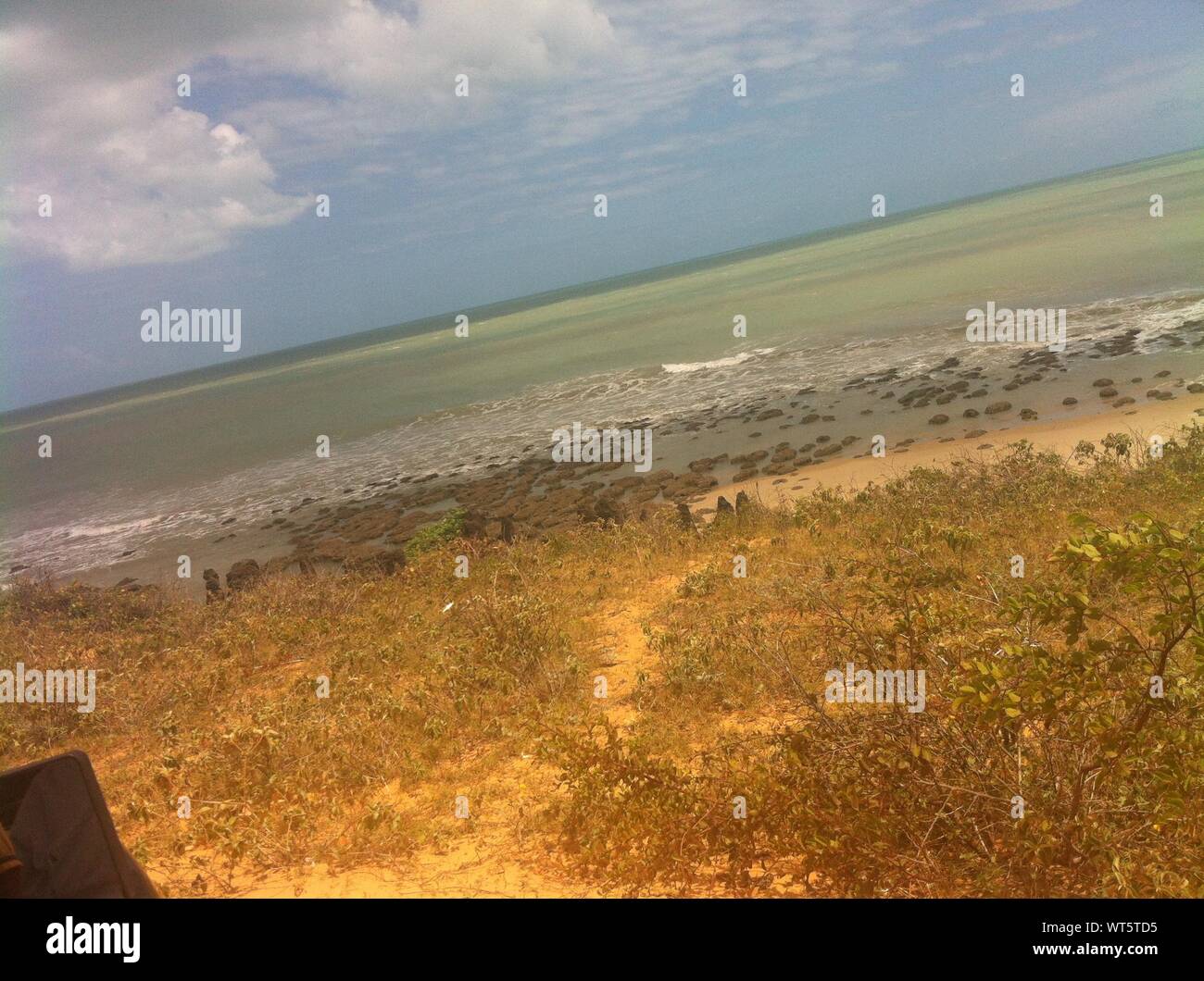 Tilt View Of Beach Stock Photo - Alamy