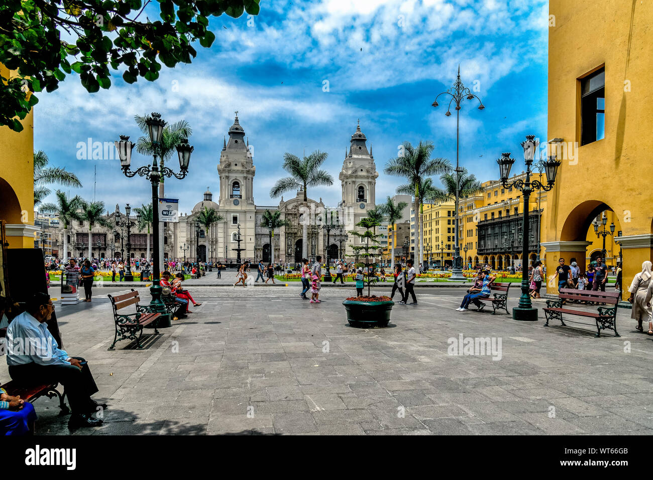 Club Nacional. Historic centre. Lima. Peru Stock Photo - Alamy