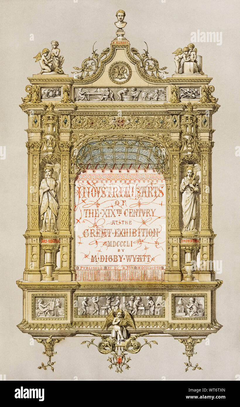 Sir Matthew Digby Wyatt (18201877) Title Page of the Industrial Arts
