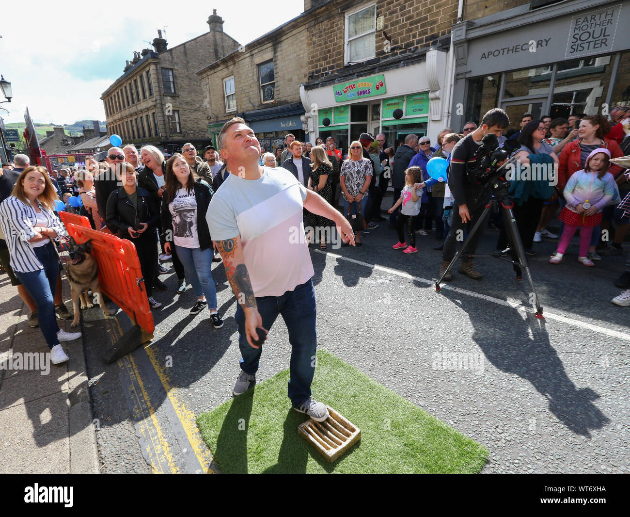 8 September 2019. Ramsbottom, Nr Bury, Lancashire, England. The World ...
