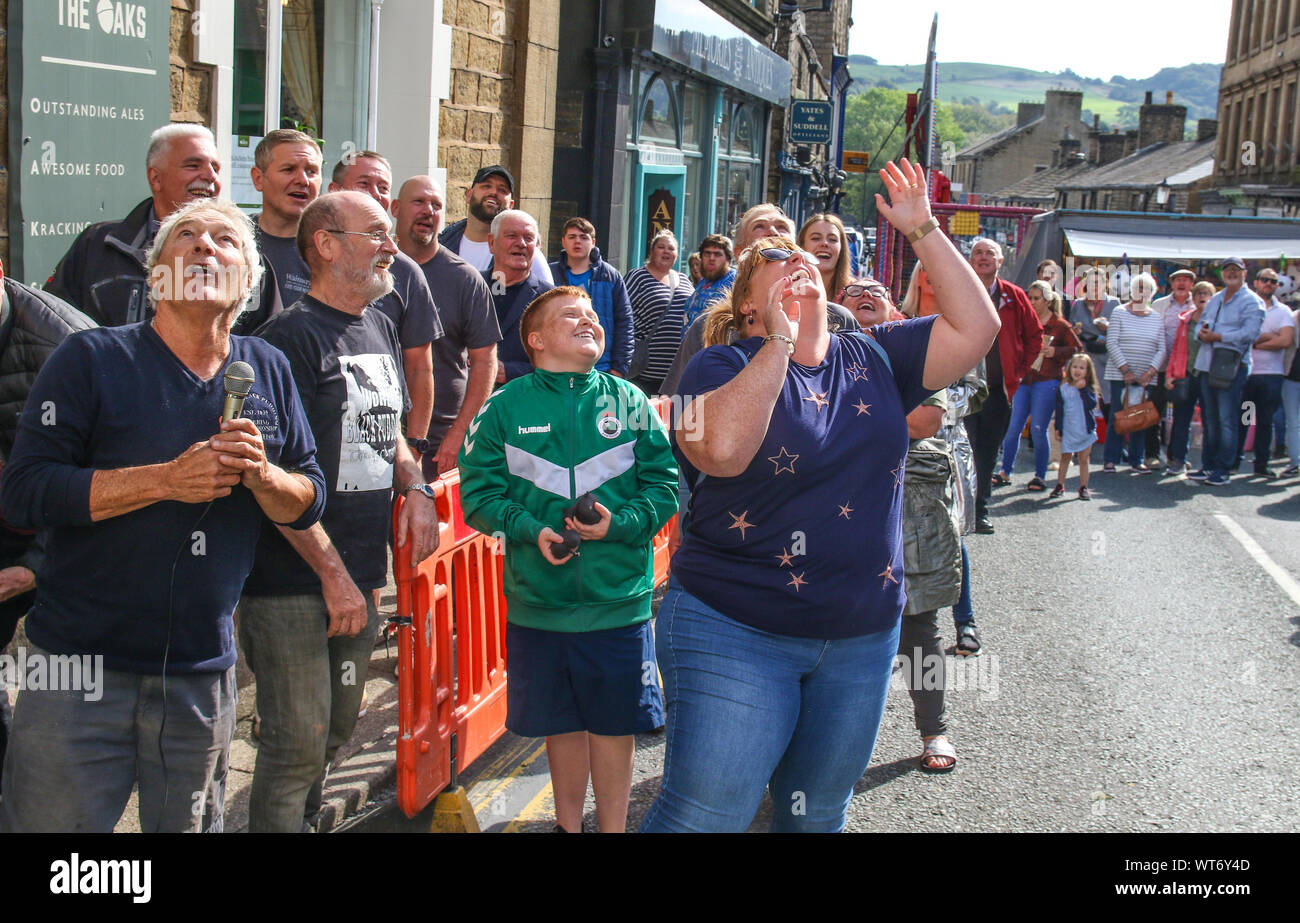 8 September 2019. Ramsbottom, Nr Bury, Lancashire, England. The World ...