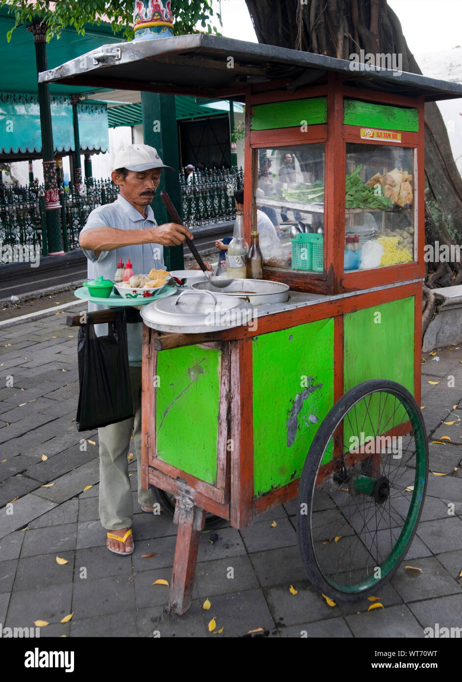Indonesian street Foodstall, Yogyakarta, Indonesia Stock Photo - Alamy