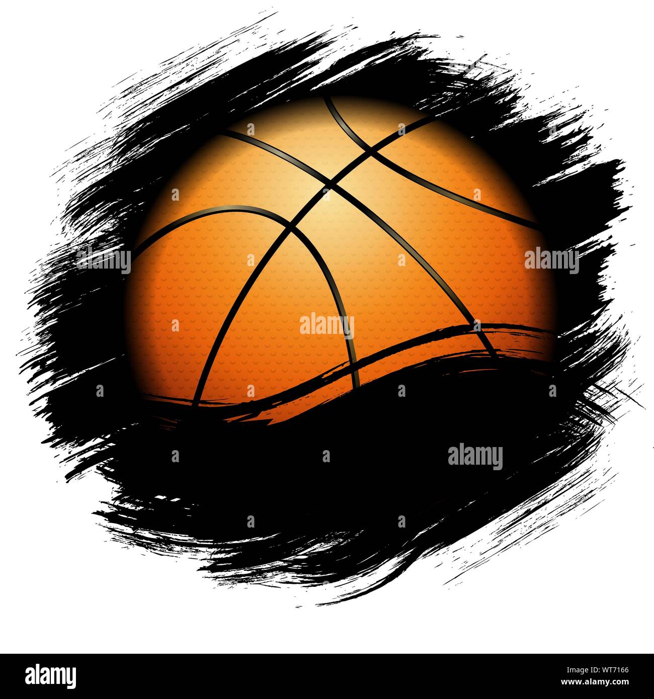 Premium Vector  Abstract orange and black basketball jersey