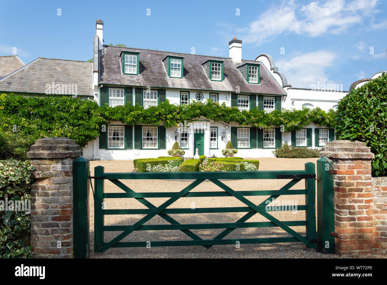 Property properties shutters exterior garden wellers mead house hires