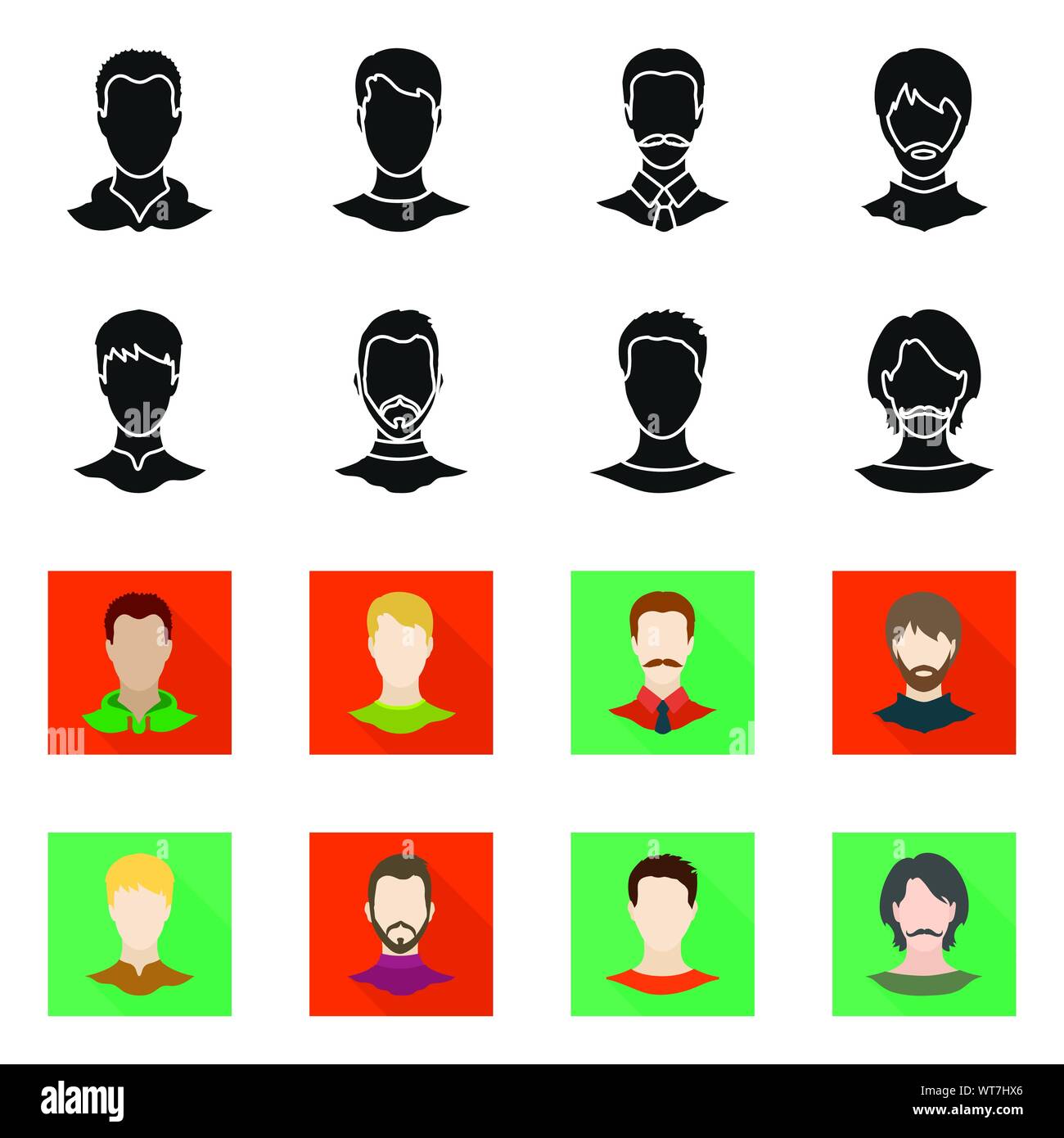 Vector design of professional and photo icon. Collection of ...