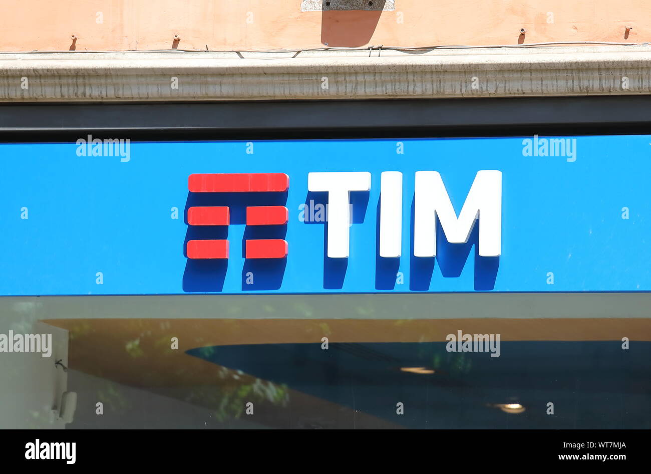 TIM Telecom Italia mobile telephone company Italy Stock Photo - Alamy