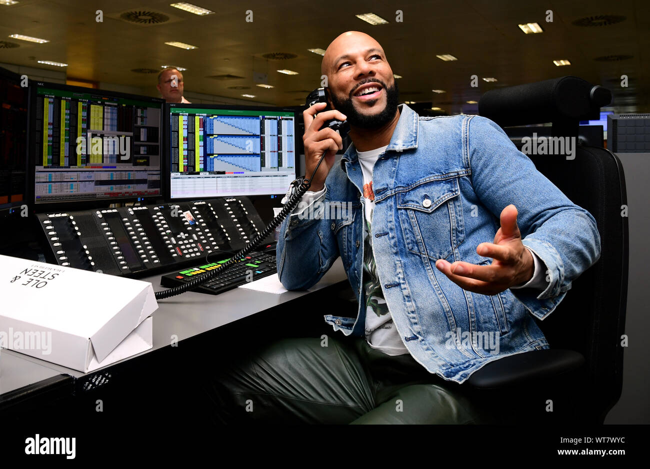 Rapper Common during the 15th BGC annual charity day at Canary Wharf in London, in commemoration of BGC's 658 colleagues and the 61 Eurobrokers employees lost on 9/11. Stock Photo