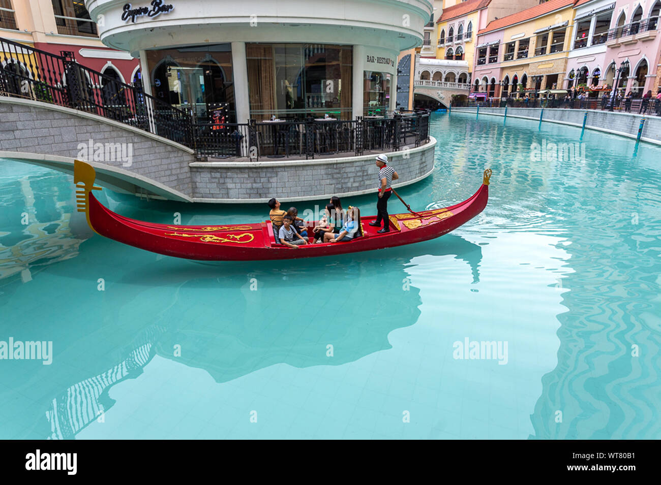 Venice Grand Canal, Bonifacio Global City, Taguig, Manila, Philippines. 22nd August 2019. Stock Photo