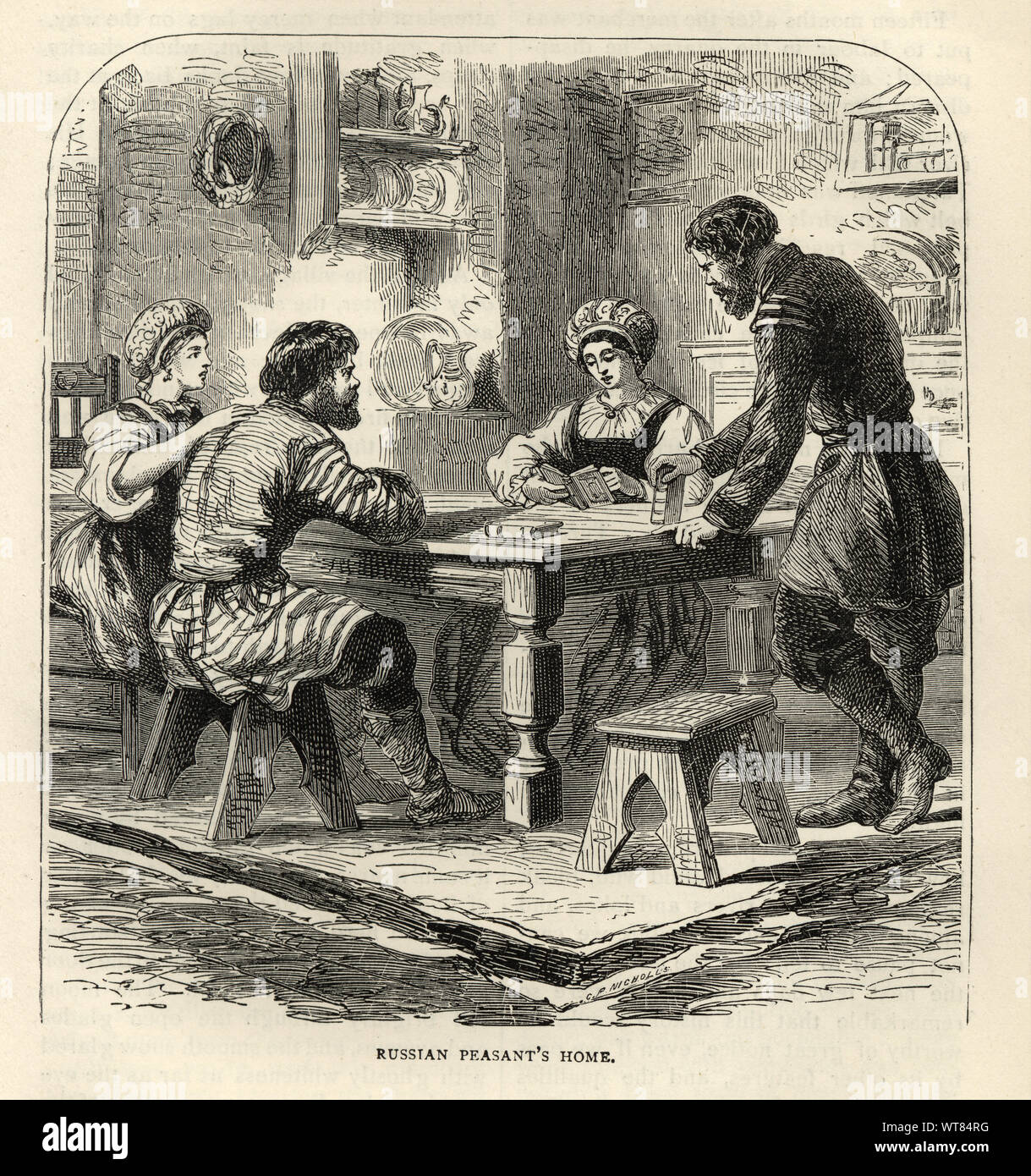 Russian peasants hi-res stock photography and images - Alamy