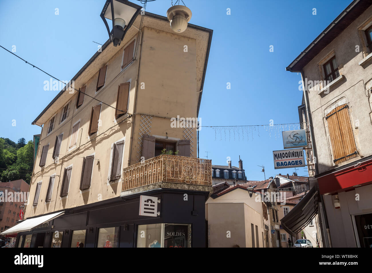 BOURGOINJALLIEU, FRANCE JULY 16, 2019 Old traditional French