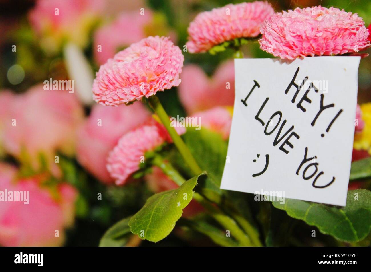 Note with flowers hires stock photography and images Alamy