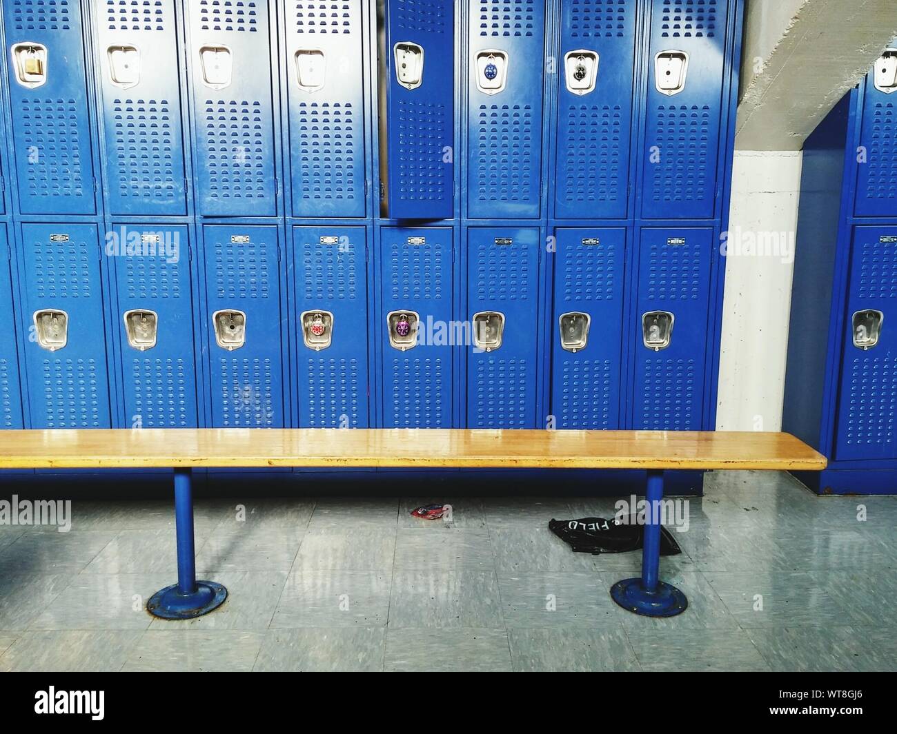 Close Up Lockers In Locker High Resolution Stock Photography and Images ...