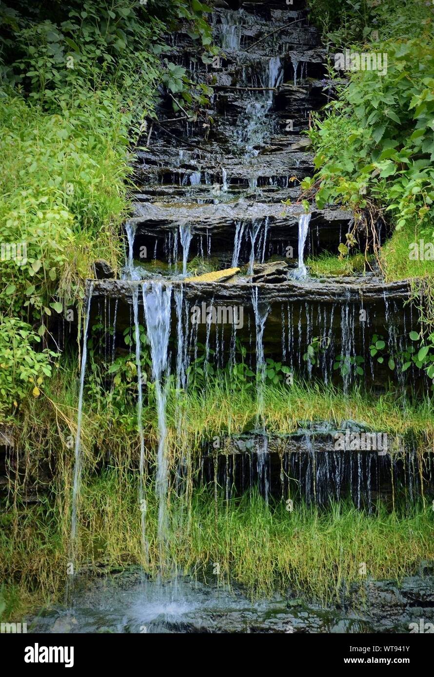 Scenic Waterfall Stock Photo