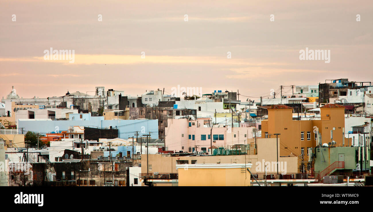 urban sprawl in san juan puerto rico Stock Photo