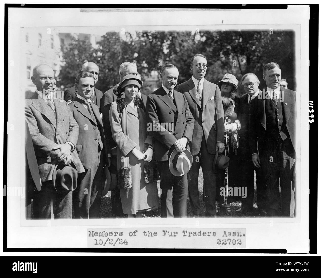 Members of the Fur Traders Assn. Stock Photo