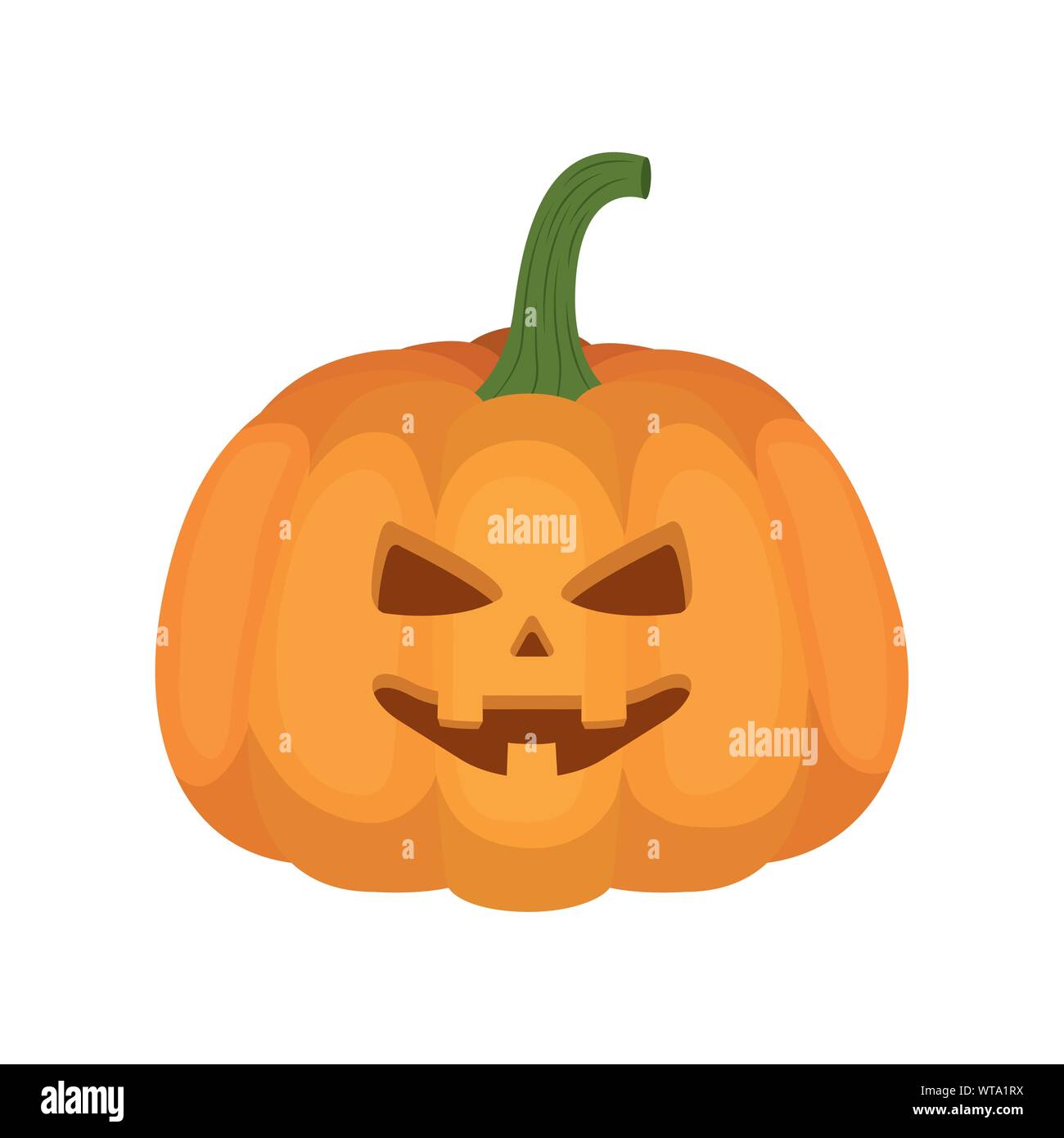 Halloween pumpkin cartoon vector design Stock Vector Image & Art - Alamy