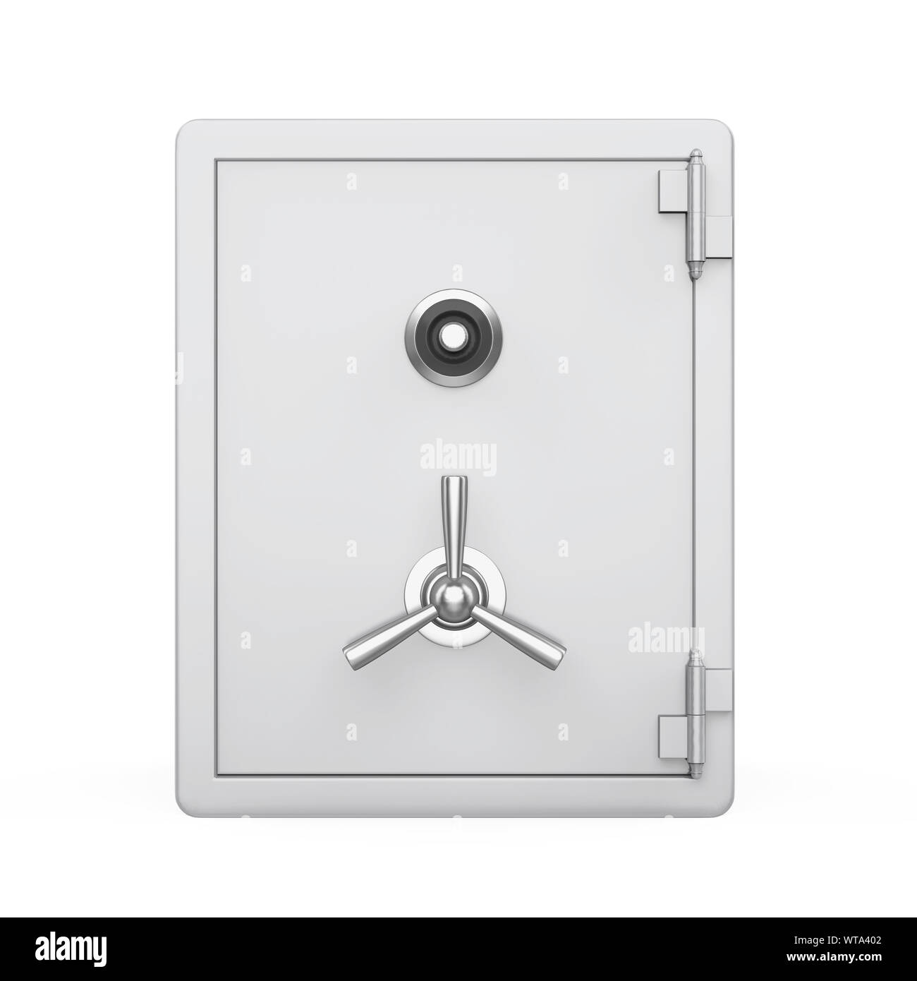 Steel Safe Box Isolated Stock Photo Alamy