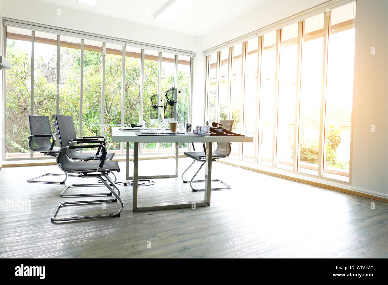 Interior Of Modern Office with nobody Stock Photo - Alamy