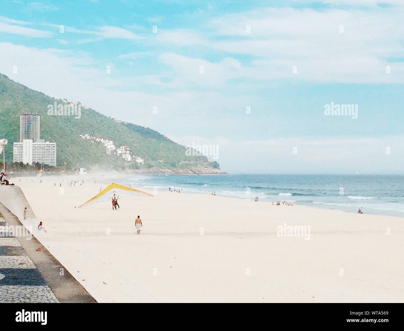 Dreamlike Beach In Rio De Janeiro Stock Photo