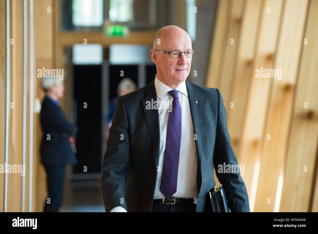 Edinburgh Uk 5 September 2019 Pictured John Swinney Msp
