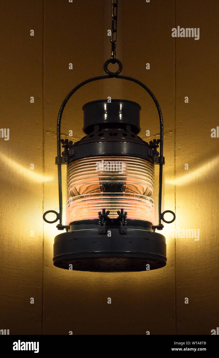 old fashioned simple oil lamp Stock Photo Alamy