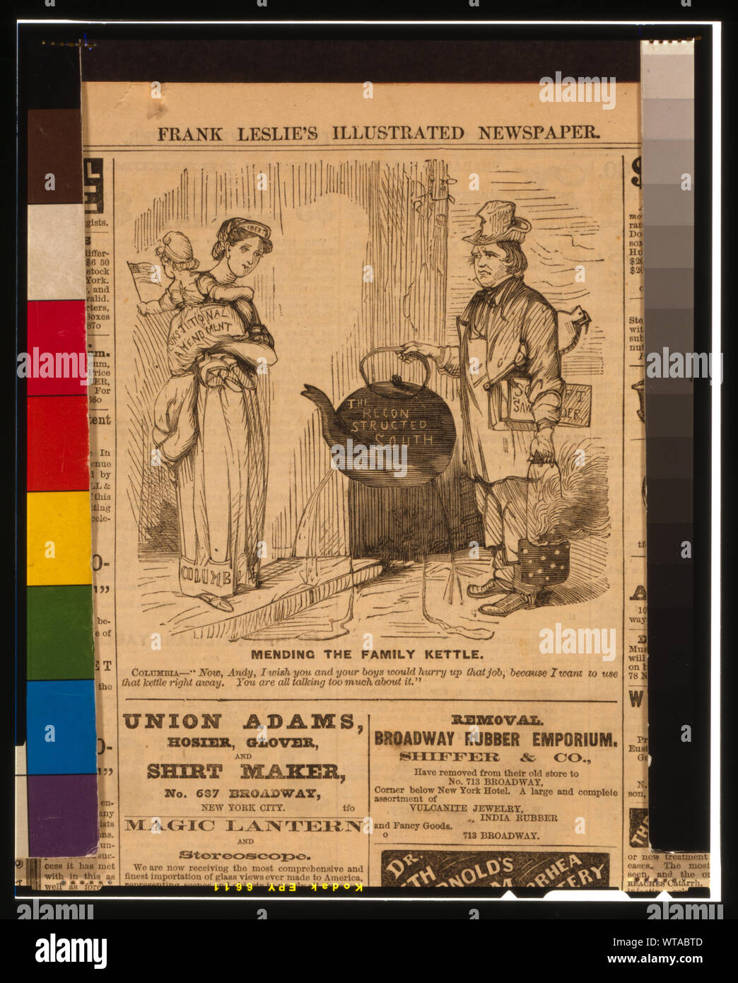 Mending the family kettle Stock Photo Alamy