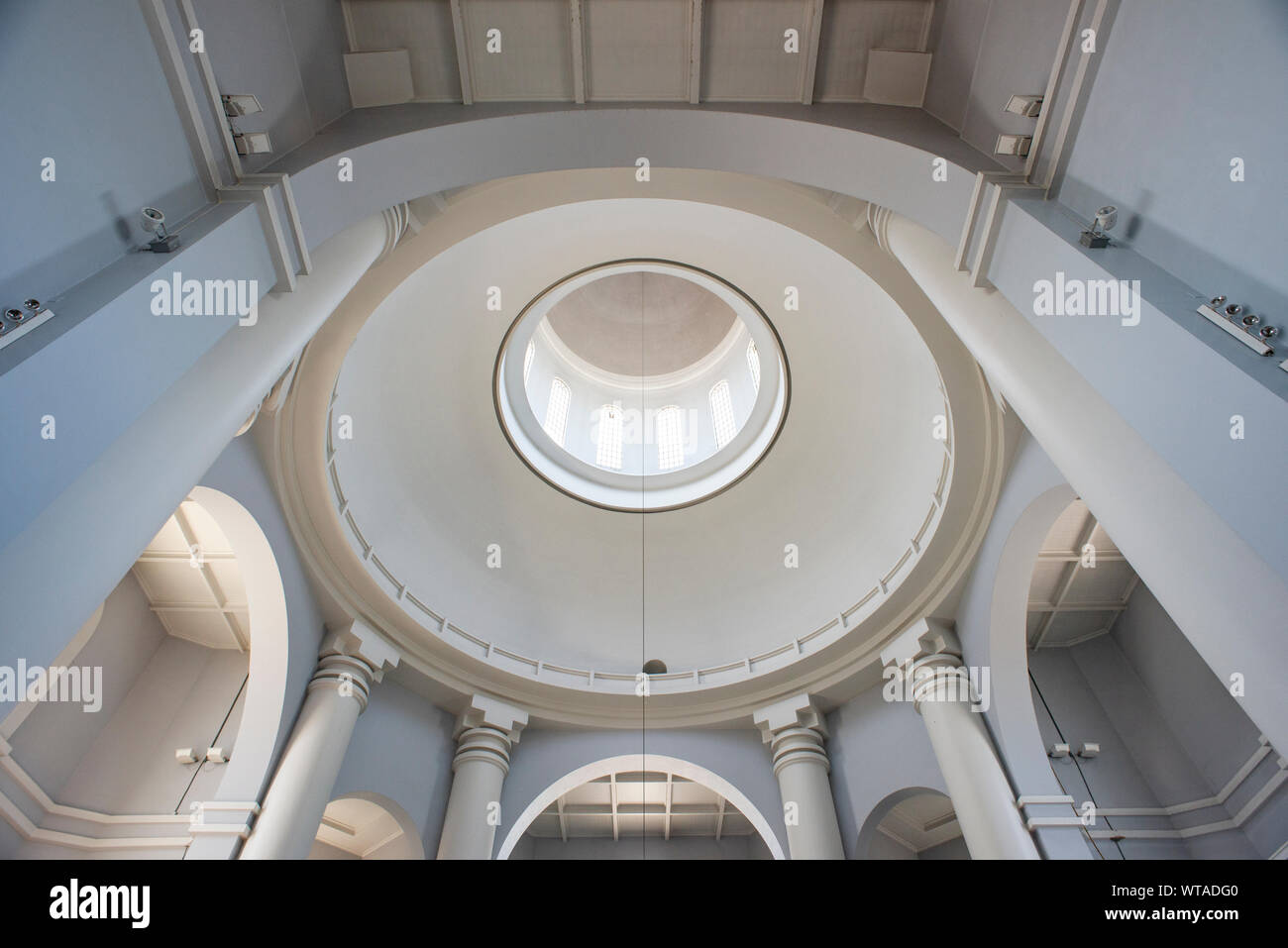 ChurchÂ´s ceiling in southern Brazil Stock Photo