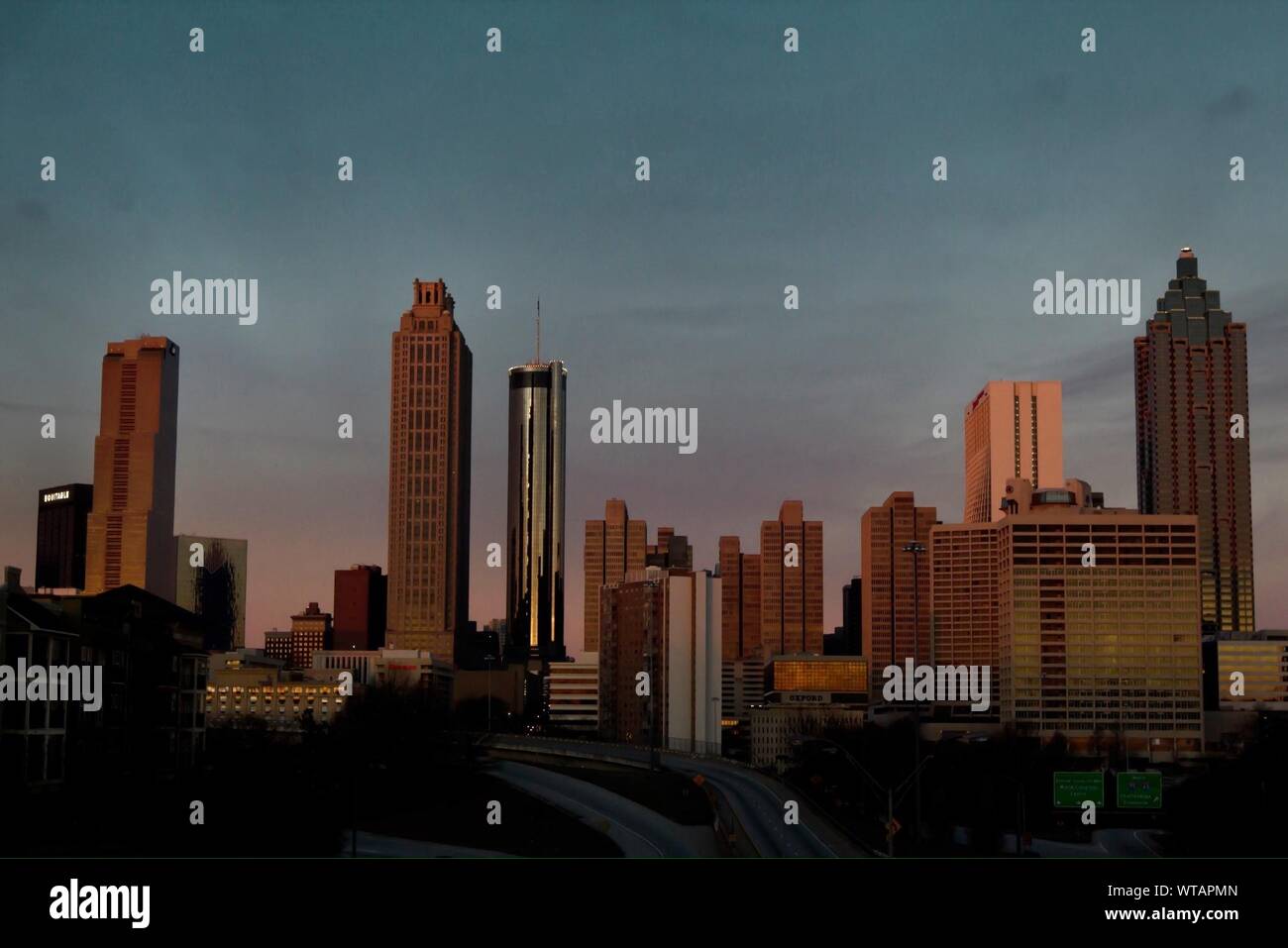 View Of Urban Skyline Stock Photo