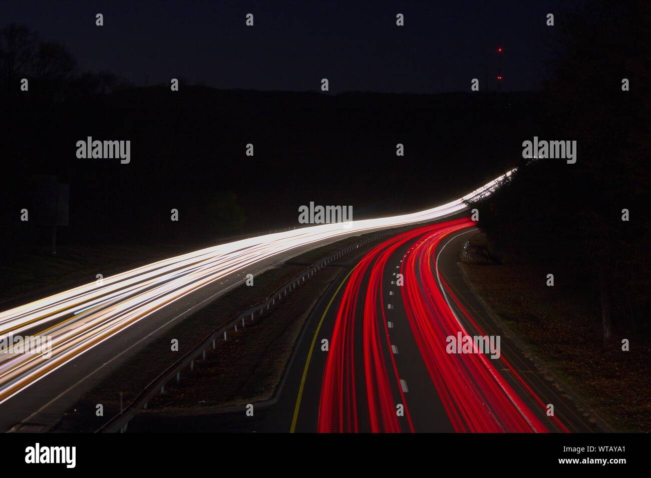 Lights motorway hi-res stock photography and images - Alamy