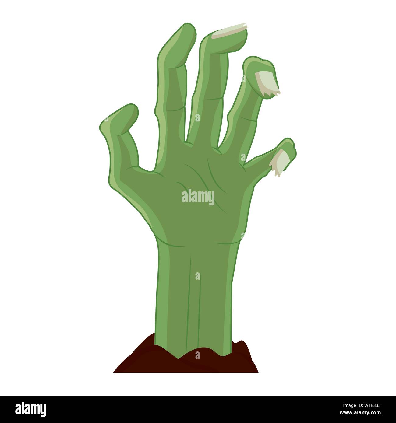 Halloween zombie hand vector design Stock Vector Image &amp; Art - Alamy