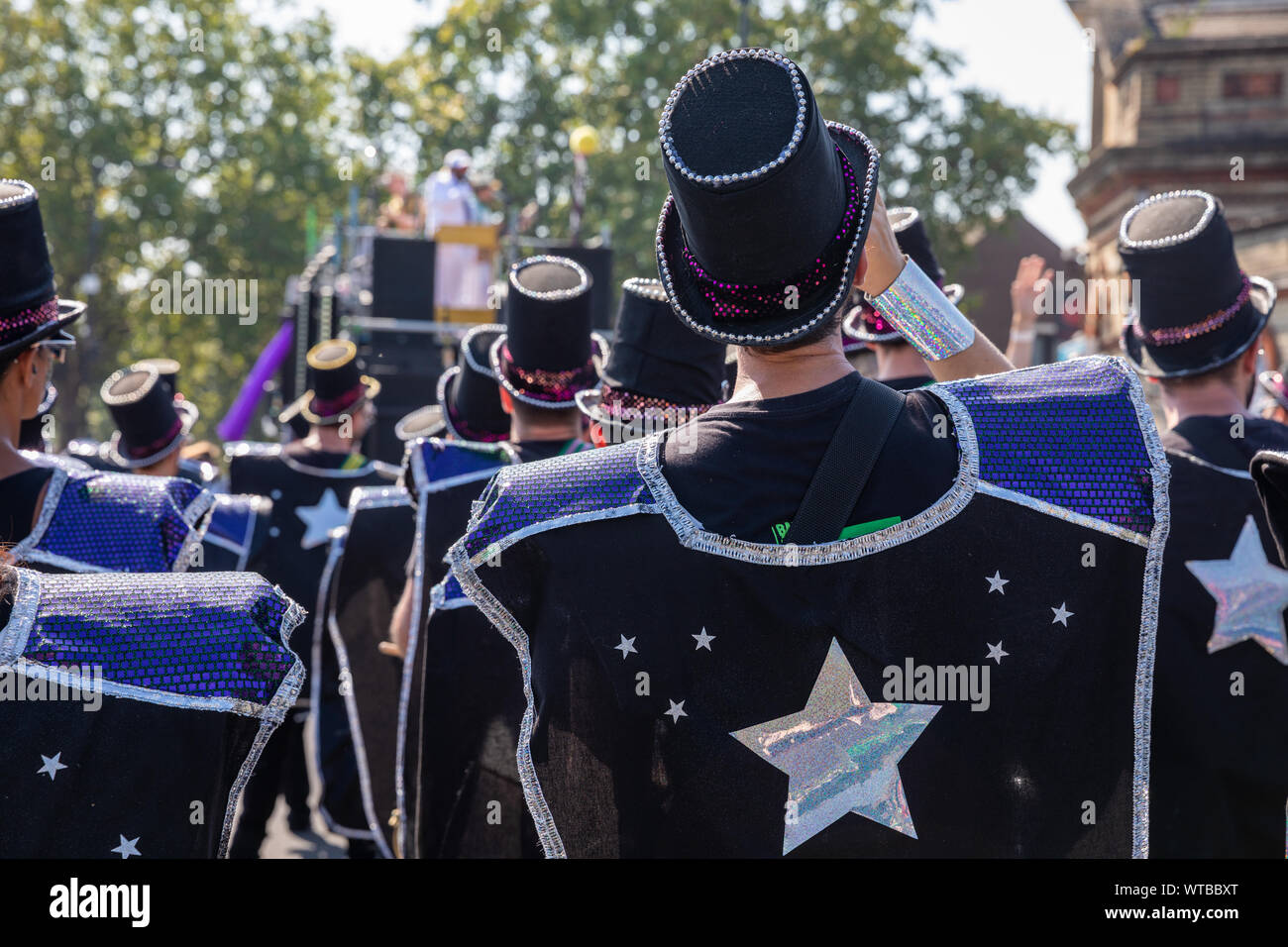 A procession band performing at Notting Hill Carnival on Monday August ...