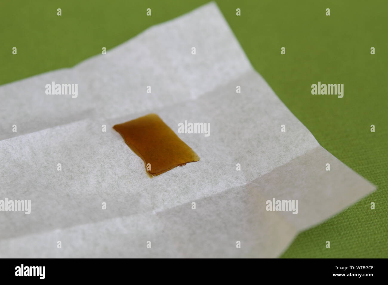 Shatter - Cannabis Concentrate Stock Photo