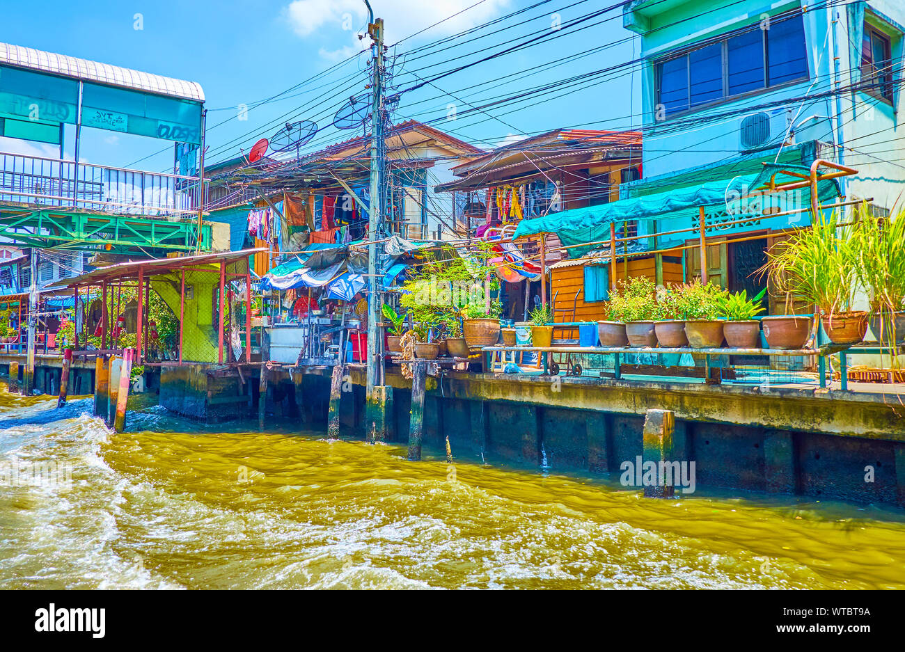 Bangkok thailand old houses in hires stock photography and images Alamy