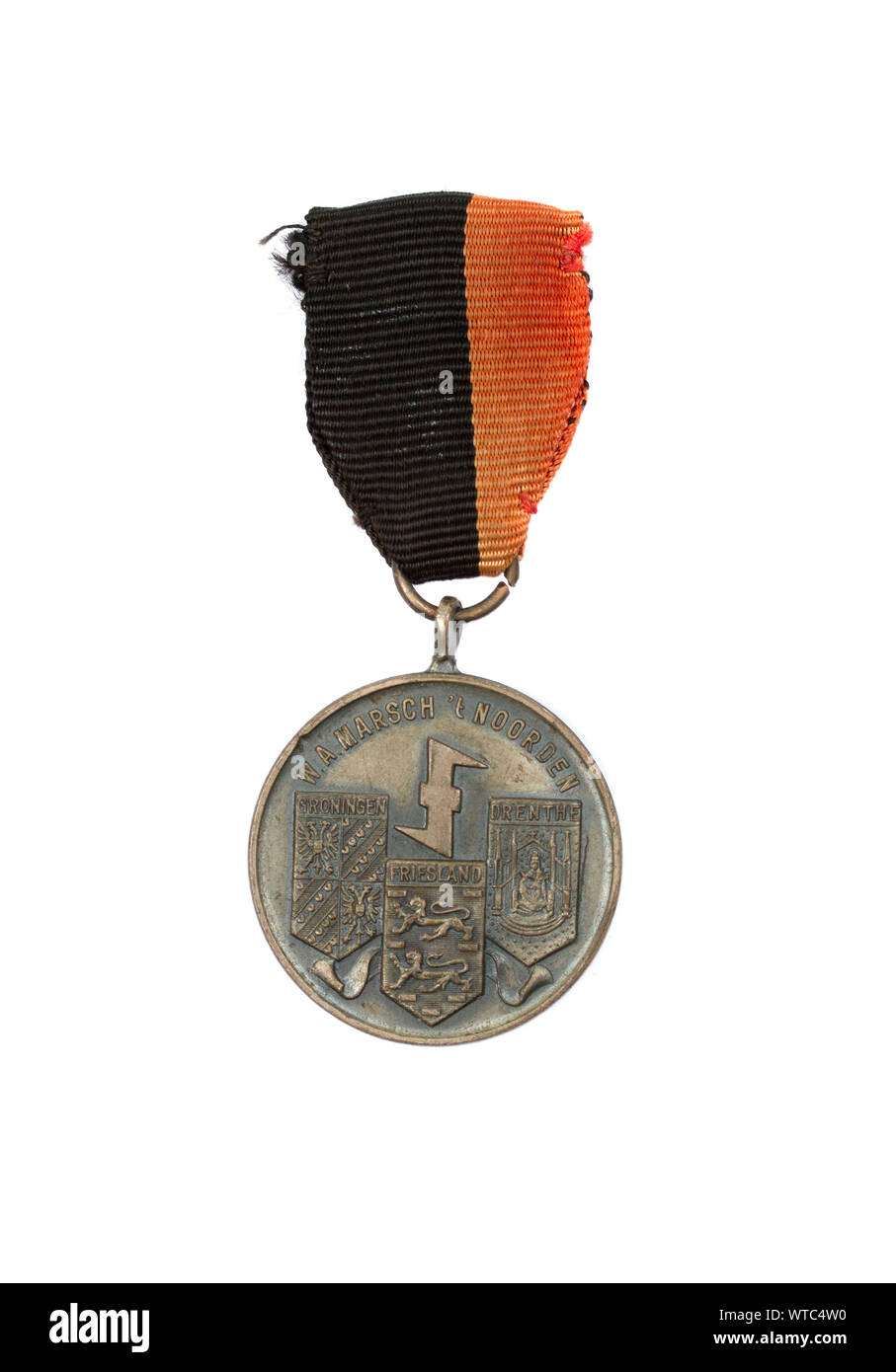 Dutch national socialist movement medal Stock Photo