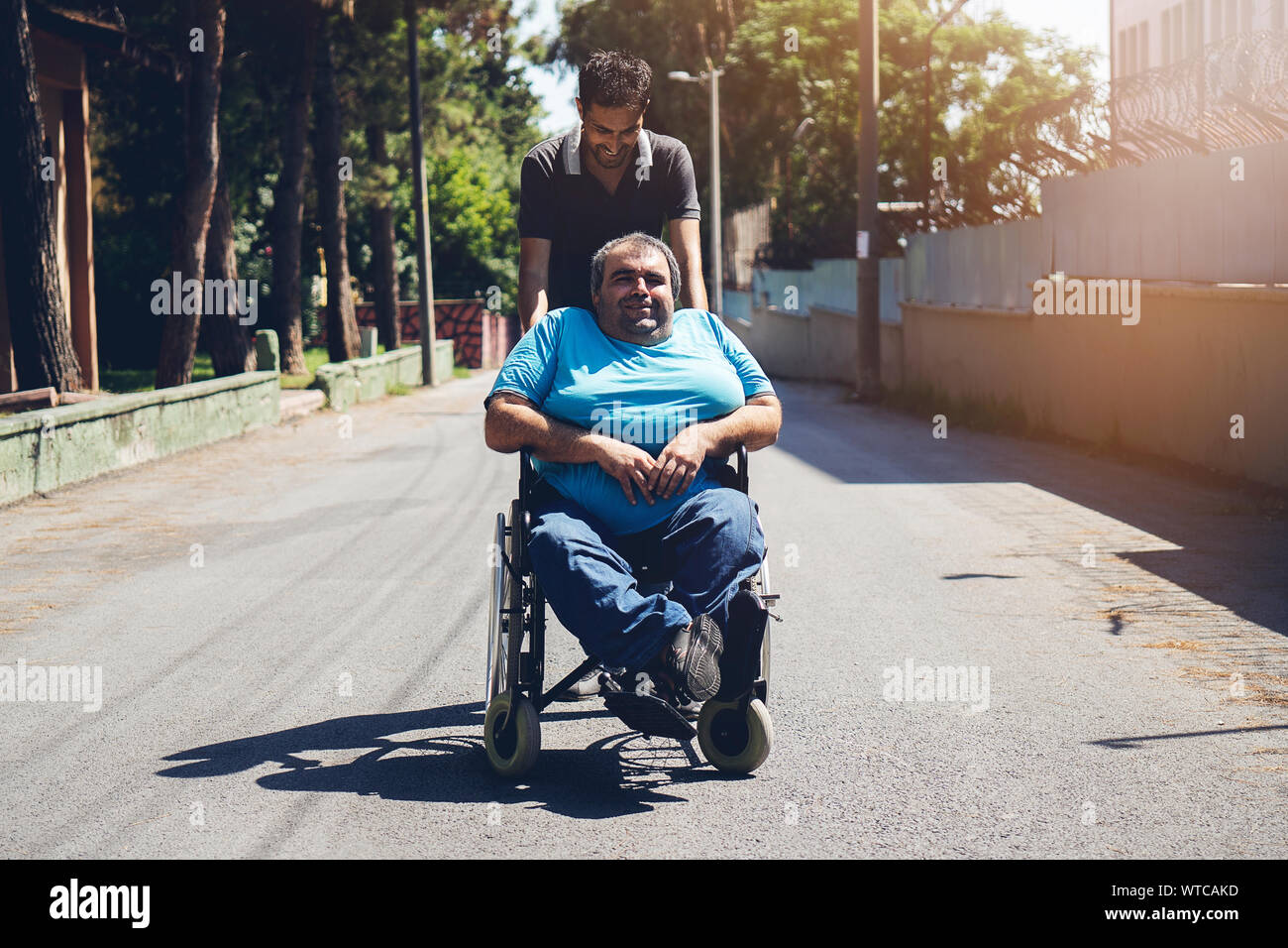 Old man wheelchair sad hi-res stock photography and images - Alamy
