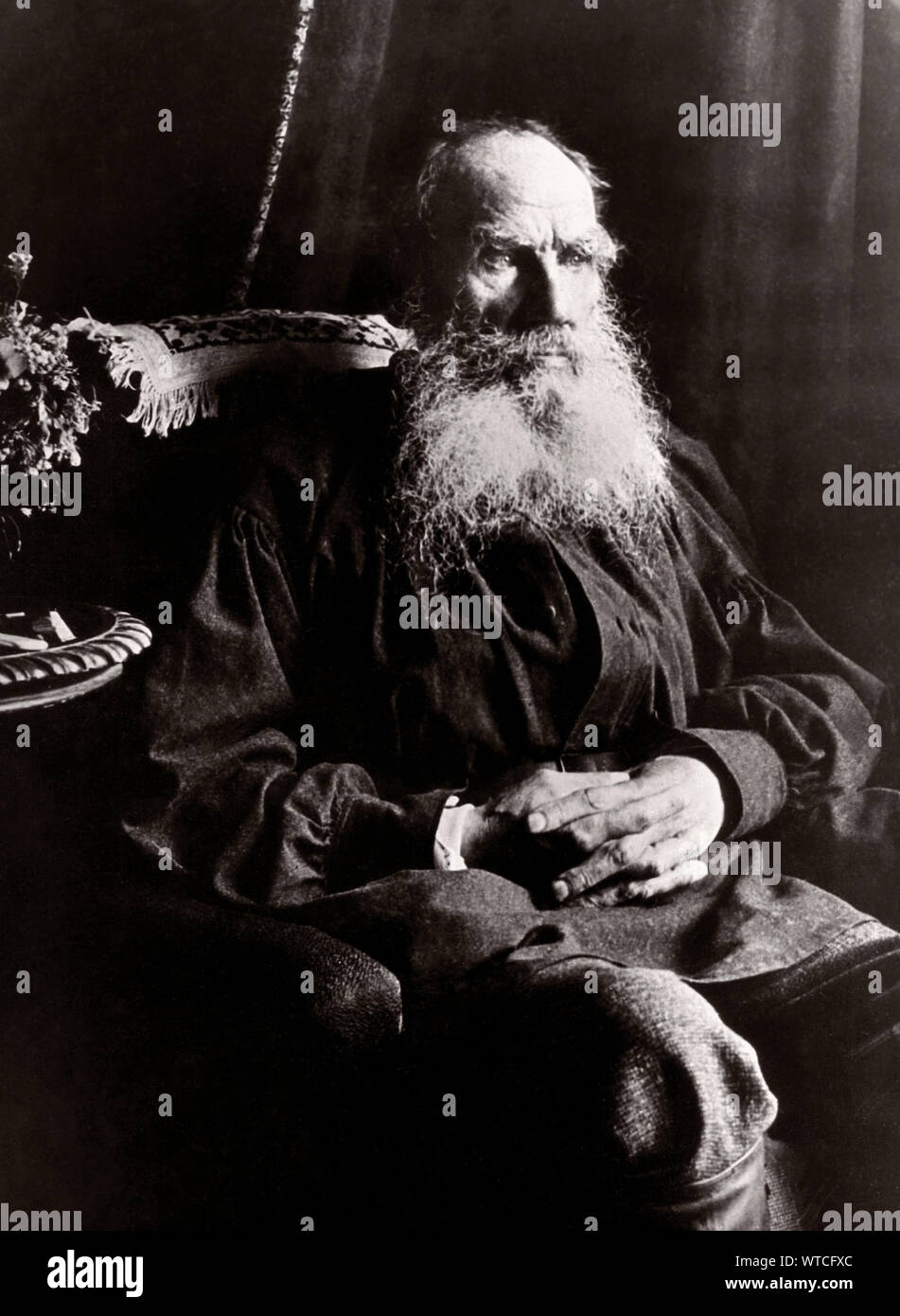 Count Leo Tolstoy (1828 – 1910) was a Russian writer who is regarded as one of the greatest authors of all time. He received multiple nominations for Stock Photo